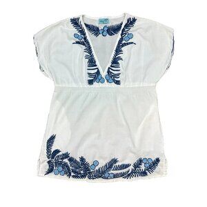 🏝️ Letarte – Palm Beach Handmade Embroidered Cover-Up | XS | Worn 1X 🏝️